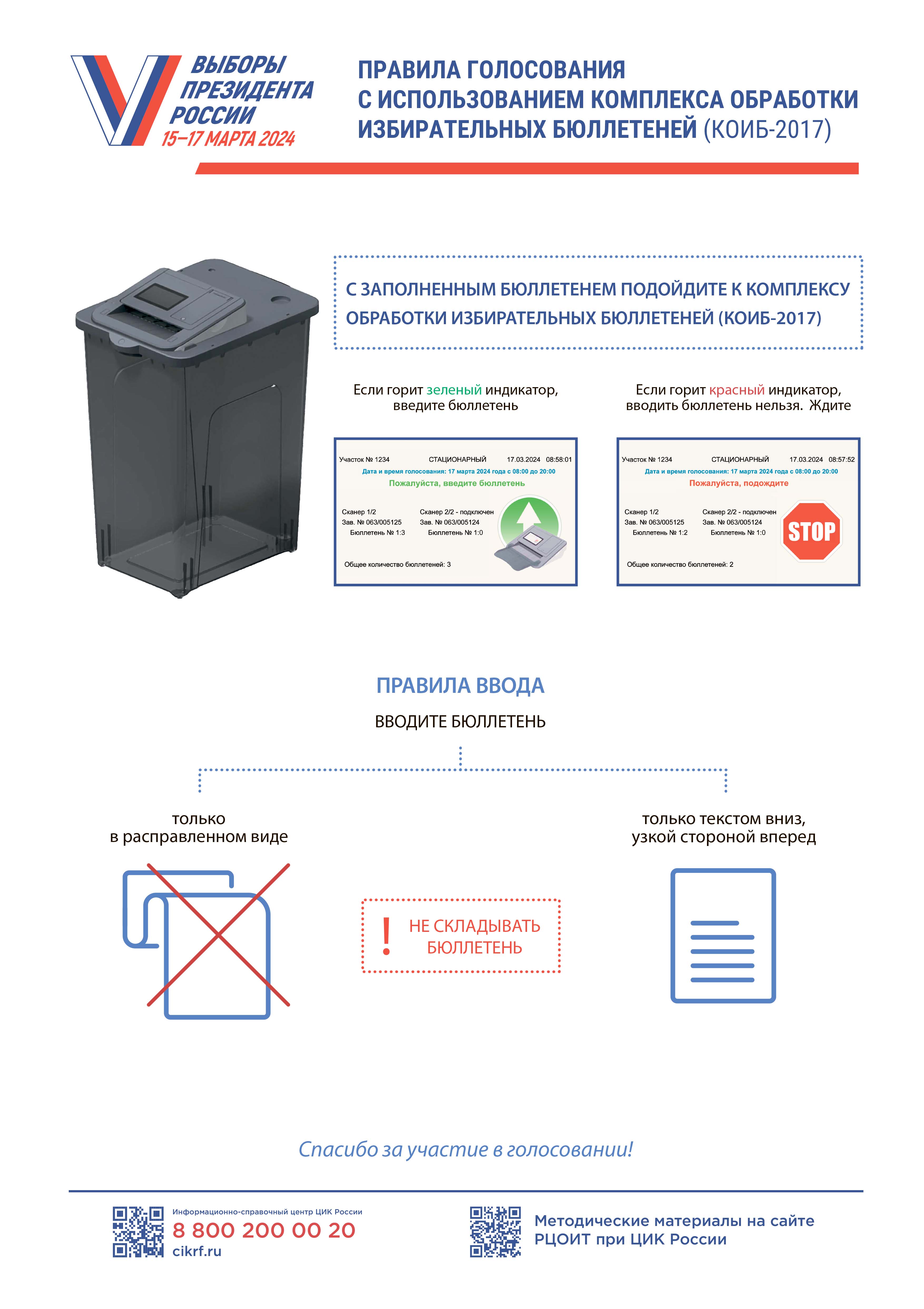 Правила голосования с использованием комплекса обработки избирательных бюллетеней (КОИБ-2017 МГТУ)
