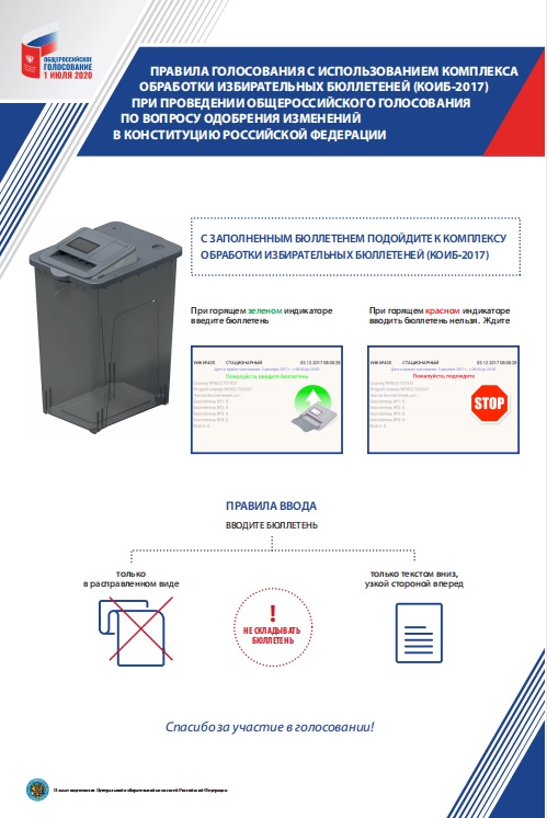 Можно ли складывать бюллетень для голосования